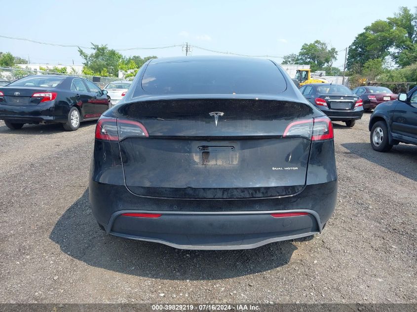 2021 TESLA MODEL Y LONG RANGE DUAL MOTOR ALL-WHEEL DRIVE - 5YJYGDEE9MF199051