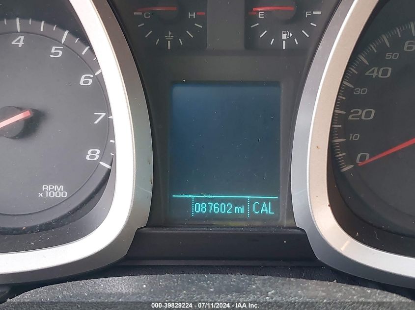 2013 Chevrolet Equinox 1Lt VIN: 2GNALDEK4D1242062 Lot: 39829224