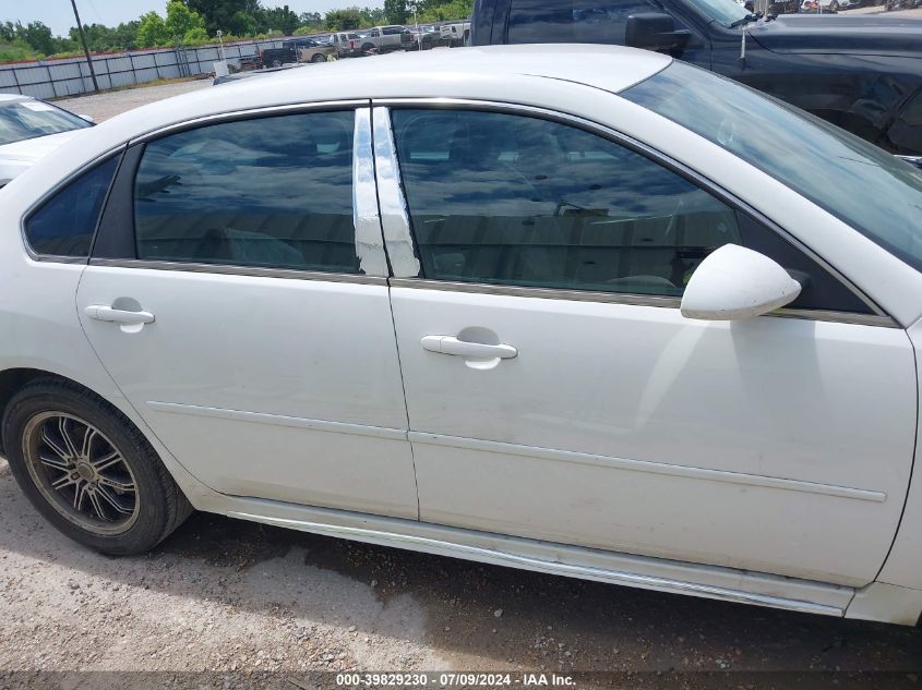 2012 Chevrolet Impala Lt VIN: 2G1WG5E30C1161097 Lot: 39829230