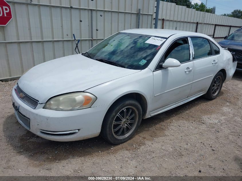 2012 Chevrolet Impala Lt VIN: 2G1WG5E30C1161097 Lot: 39829230