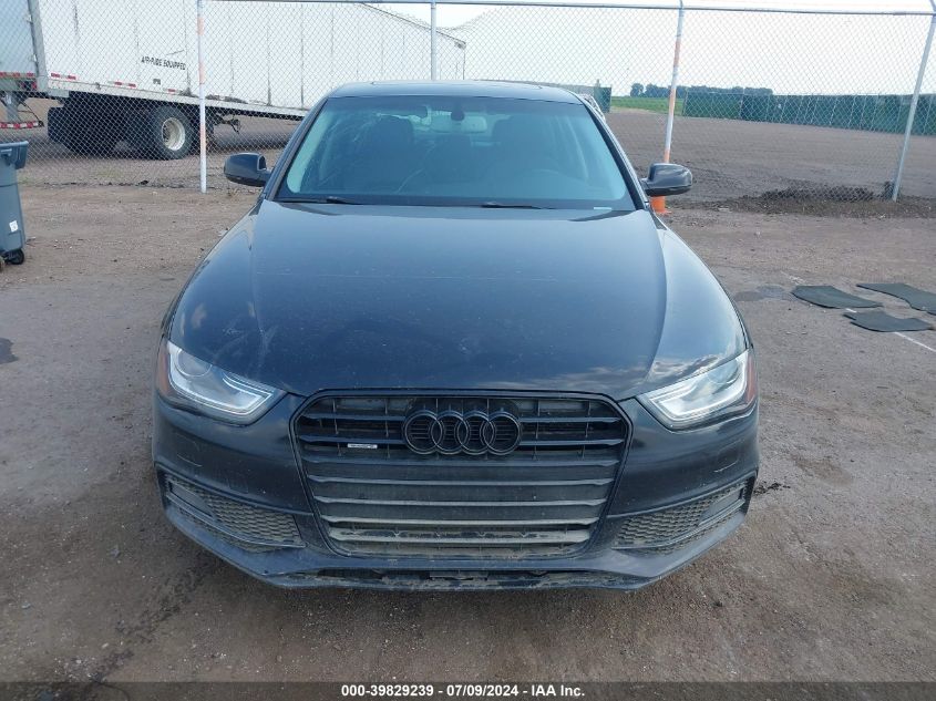 2014 Audi A4 2.0T Premium VIN: WAUFFAFL9EN037197 Lot: 39829239