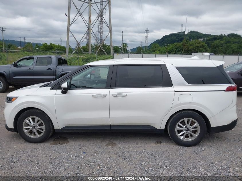 2022 Kia Carnival Mpv Lx Seat Package VIN: KNDNB4H39N6092221 Lot: 39829248