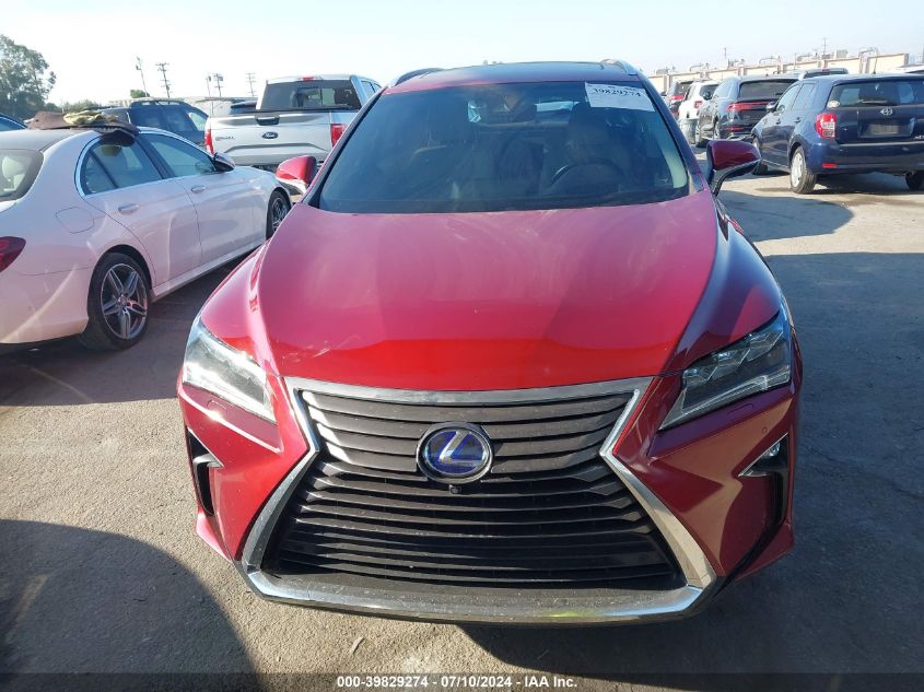 2018 Lexus Rx 450Hl Luxury VIN: JTJDGKCA5J2003170 Lot: 39829274