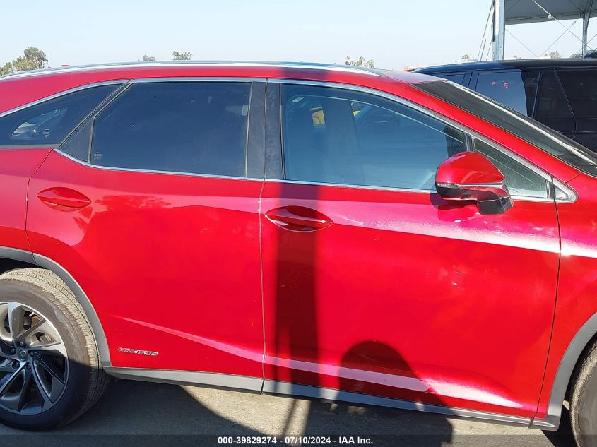 2018 Lexus Rx 450Hl Luxury VIN: JTJDGKCA5J2003170 Lot: 39829274