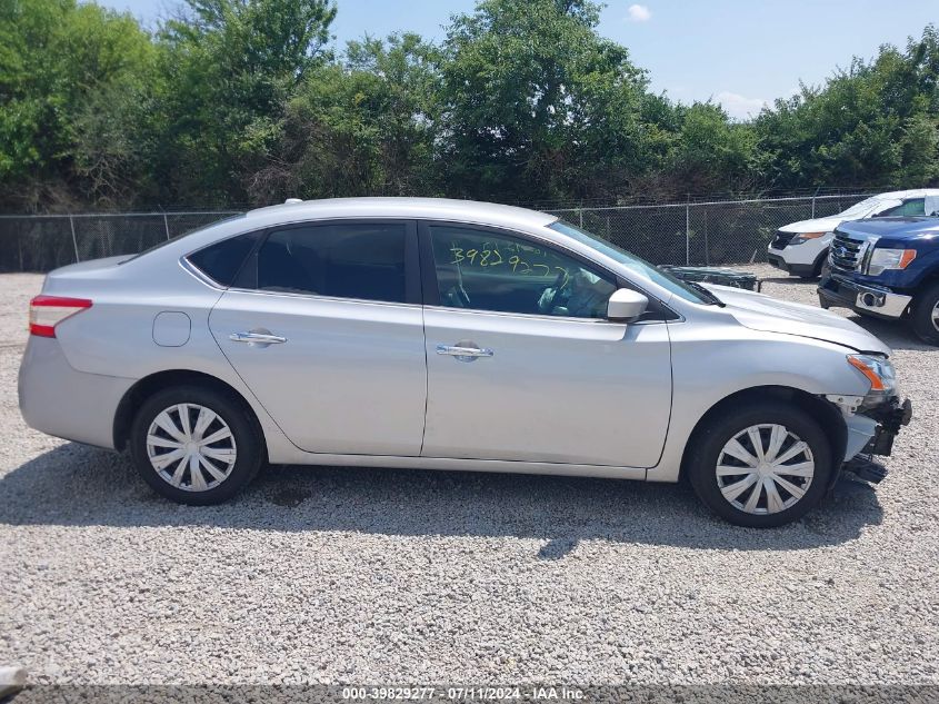 2015 Nissan Sentra VIN: 3N1AB7AP5FL661038 Lot: 39829277