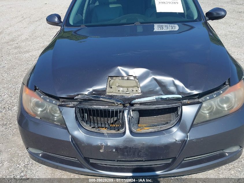 2007 BMW 328I VIN: WBAVC53507FZ70291 Lot: 39829289