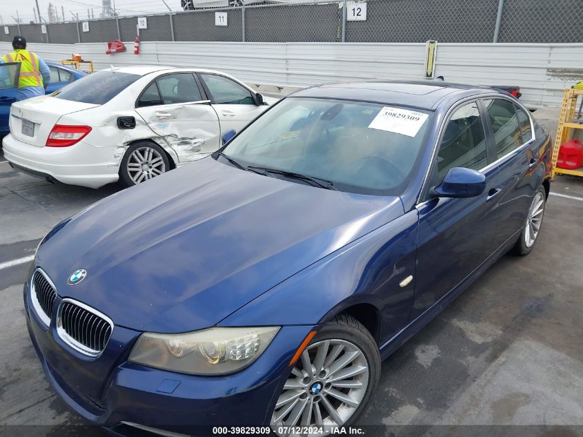 2011 BMW 335D VIN: WBAPN7C58BA780050 Lot: 39829309