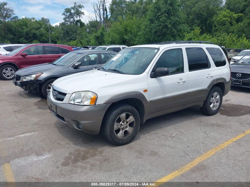 2004 Mazda Tribute Es V6 VIN: 4F2CZ96164KM17169 Lot: 39829317