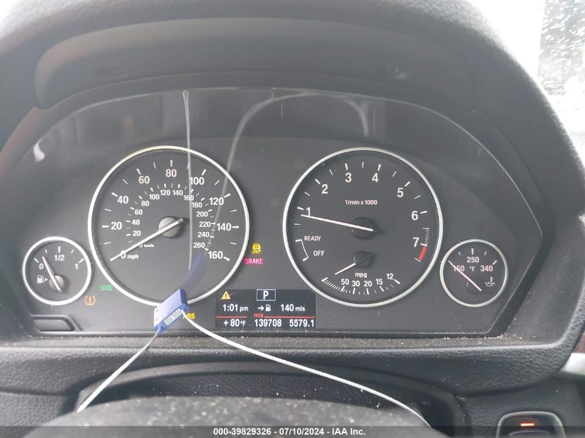 2013 BMW 328I VIN: WBA3A5G58DNP25036 Lot: 39829326