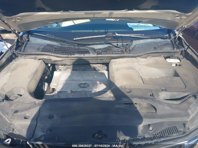 2012 Lexus Rx 350 VIN: 2T2BK1BAXCC144773 Lot: 39829327