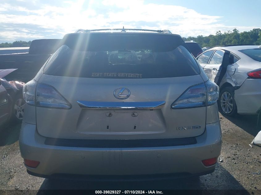 2012 Lexus Rx 350 VIN: 2T2BK1BAXCC144773 Lot: 39829327