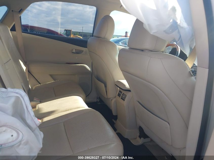 2012 Lexus Rx 350 VIN: 2T2BK1BAXCC144773 Lot: 39829327