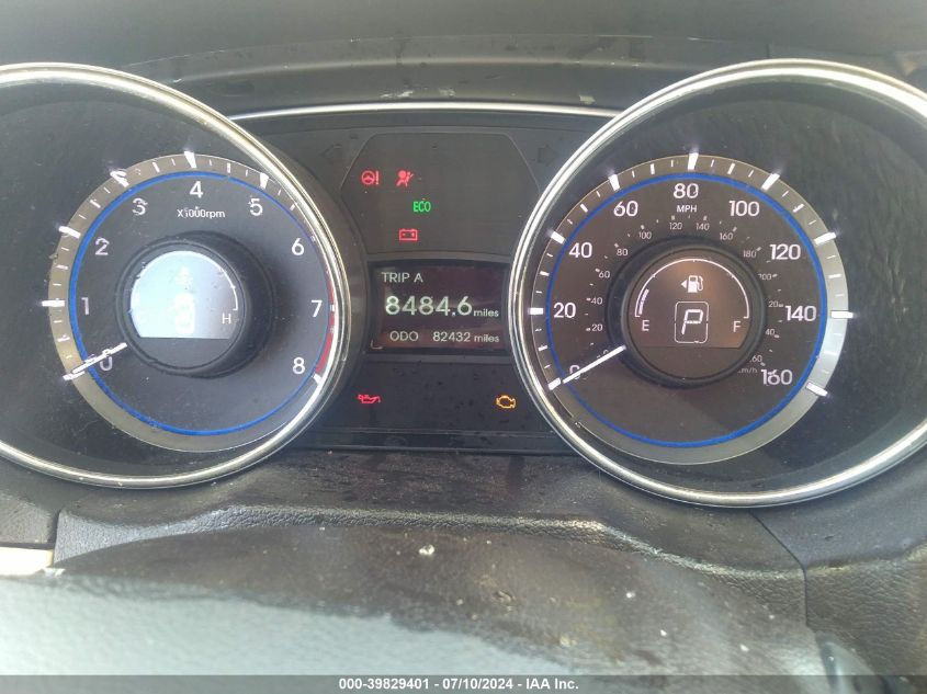 2014 Hyundai Sonata Gls VIN: 5NPEB4AC1EH912968 Lot: 39829401