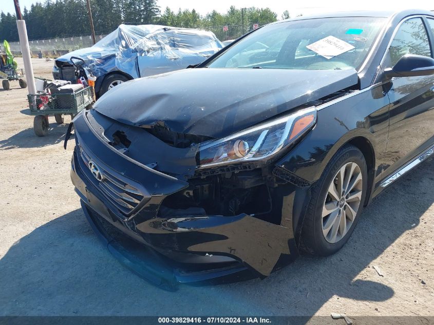 2017 Hyundai Sonata Sport VIN: 5NPE34AF2HH593995 Lot: 39829416