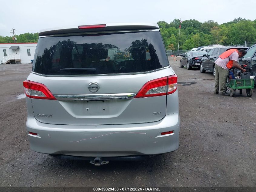 2015 Nissan Quest Sv VIN: JN8AE2KP7F9129776 Lot: 39829453