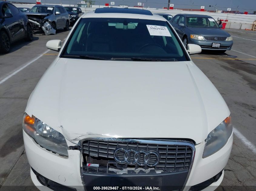 2006 Audi A4 S-Line 2.0T Turbo VIN: WAUBF78E56A224347 Lot: 39829467