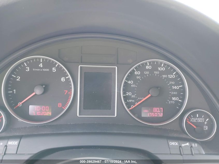 2006 Audi A4 S-Line 2.0T Turbo VIN: WAUBF78E56A224347 Lot: 39829467