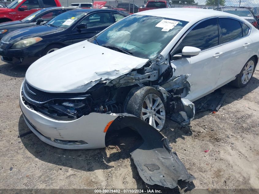 2015 Chrysler 200 Limited VIN: 1C3CCCAB1FN660974 Lot: 39829482