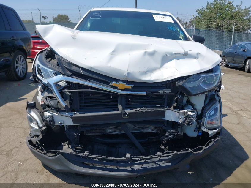 2018 Chevrolet Equinox Ls VIN: 3GNAXHEV9JL101410 Lot: 39829485