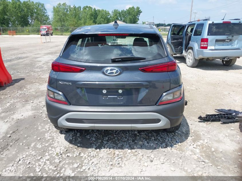 2022 Hyundai Kona Se VIN: KM8K22AB4NU807633 Lot: 39829514