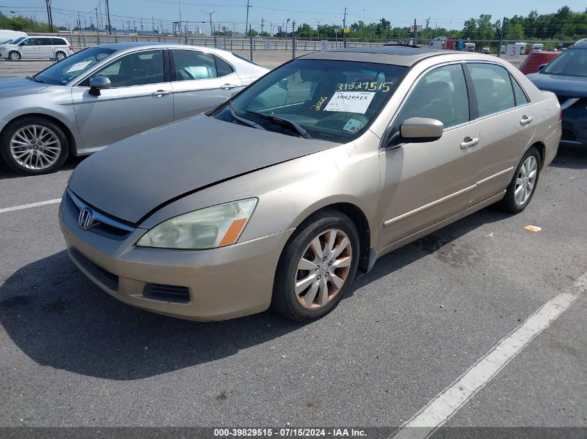 2006 Honda Accord 3.0 Ex VIN: 1HGCM66546A047740 Lot: 39829515