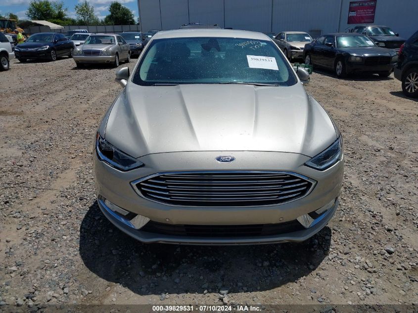 2017 Ford Fusion Titanium VIN: 3FA6P0K91HR138035 Lot: 39829531