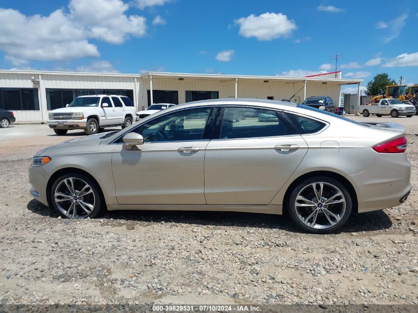 2017 Ford Fusion Titanium VIN: 3FA6P0K91HR138035 Lot: 39829531