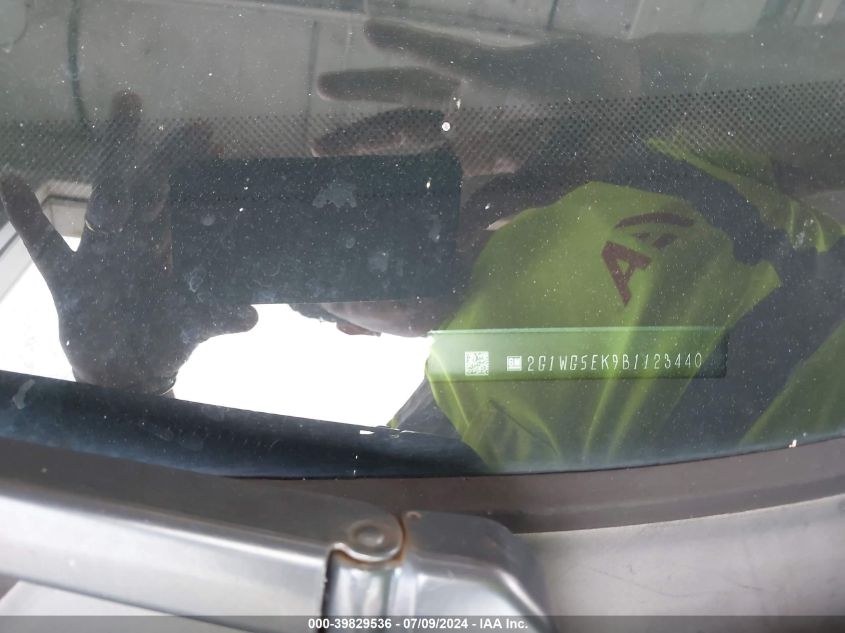 2011 Chevrolet Impala Lt VIN: 2G1WG5EK9B1123440 Lot: 39829536