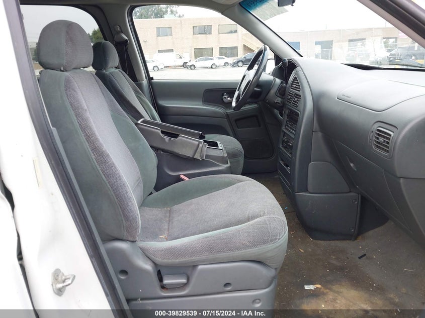 2001 Nissan Quest Se VIN: 4N2ZN16TX1D823736 Lot: 39829539