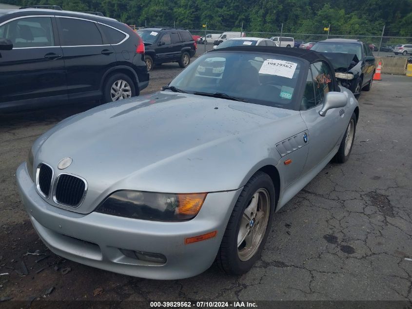 1996 BMW Z3 1.9 VIN: 4USCH7321TLB74610 Lot: 39829562