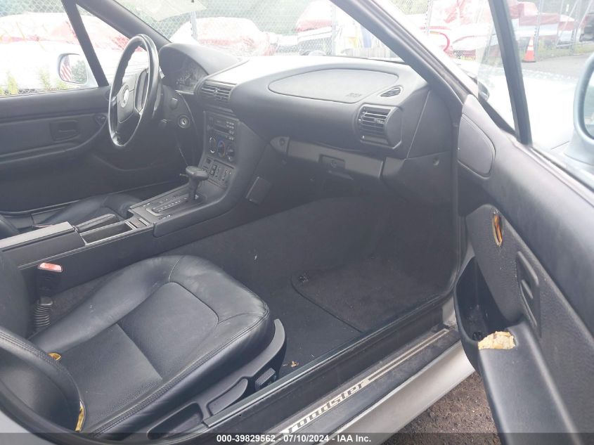 1996 BMW Z3 1.9 VIN: 4USCH7321TLB74610 Lot: 39829562