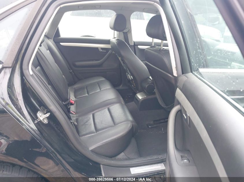 2007 Audi A4 2.0T VIN: WAUDF78EX7A027216 Lot: 39829586