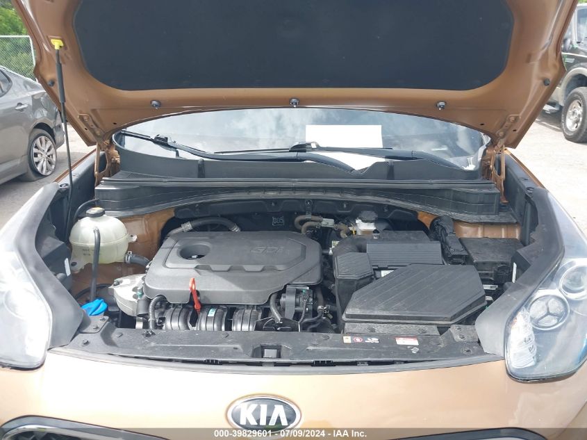 2021 Kia Sportage Lx VIN: KNDPM3AC7M7865039 Lot: 39829601