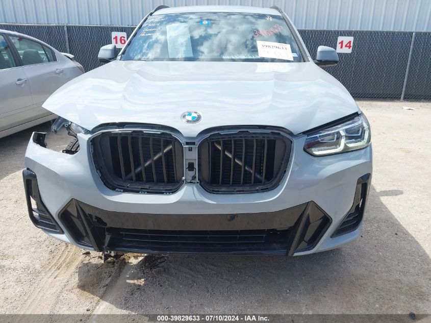 2023 BMW X3 Sdrive30I VIN: WBX47DP01PN245898 Lot: 39829633