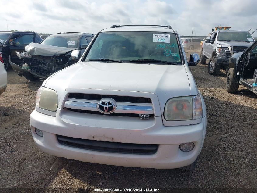 2007 Toyota Sequoia Limited V8 VIN: 5TDZT38A47S294295 Lot: 39829680