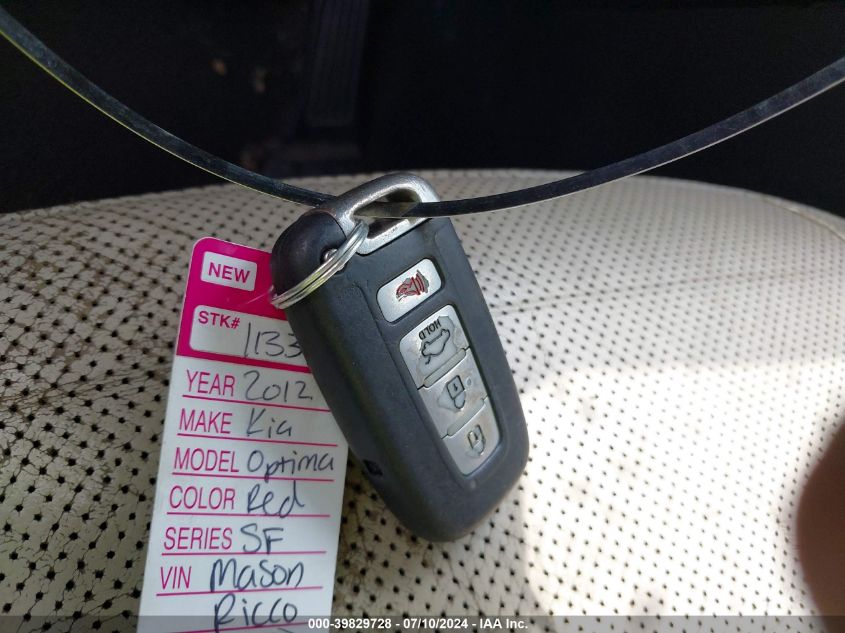 2012 Kia Optima Ex VIN: 5XXGN4A74CG072406 Lot: 39829728