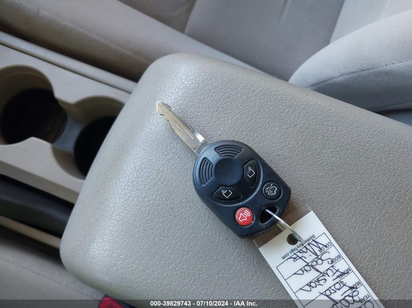 2008 Ford Fusion Se VIN: 3FAHP07ZX8R169754 Lot: 39829743