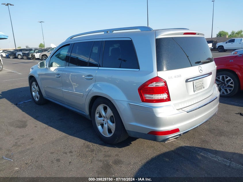 2011 Mercedes-Benz Gl 450 4Matic VIN: 4JGBF7BE0BA755442 Lot: 39829750