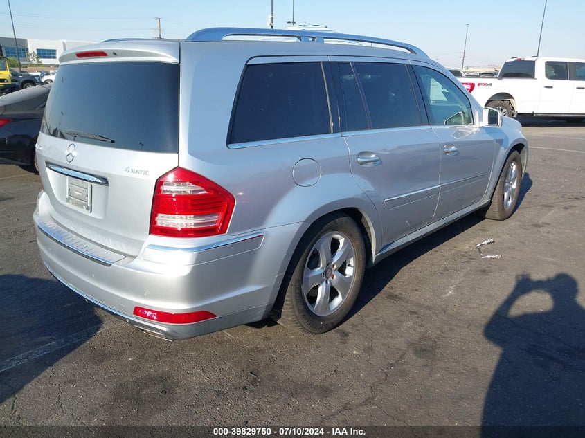 2011 Mercedes-Benz Gl 450 4Matic VIN: 4JGBF7BE0BA755442 Lot: 39829750