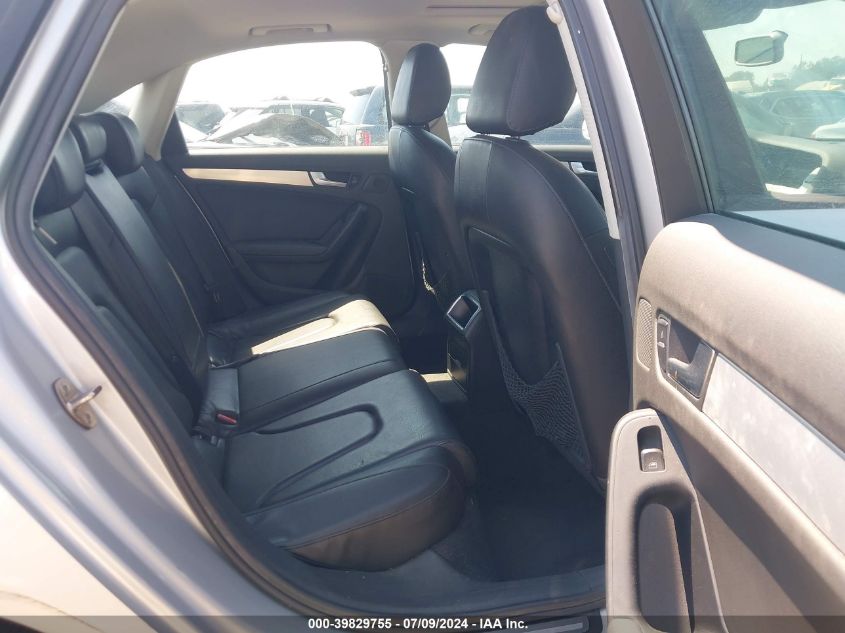 2009 Audi A4 2.0T Premium VIN: WAULF78K69A095453 Lot: 39829755