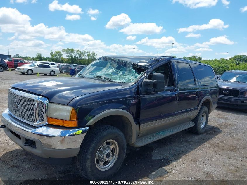 2000 Ford Excursion Limited VIN: 1FMNU43S9YED79038 Lot: 39829778