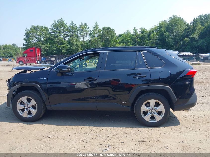 2021 Toyota Rav4 Hybrid Xle VIN: JTMRWRFV9MD126885 Lot: 39829787