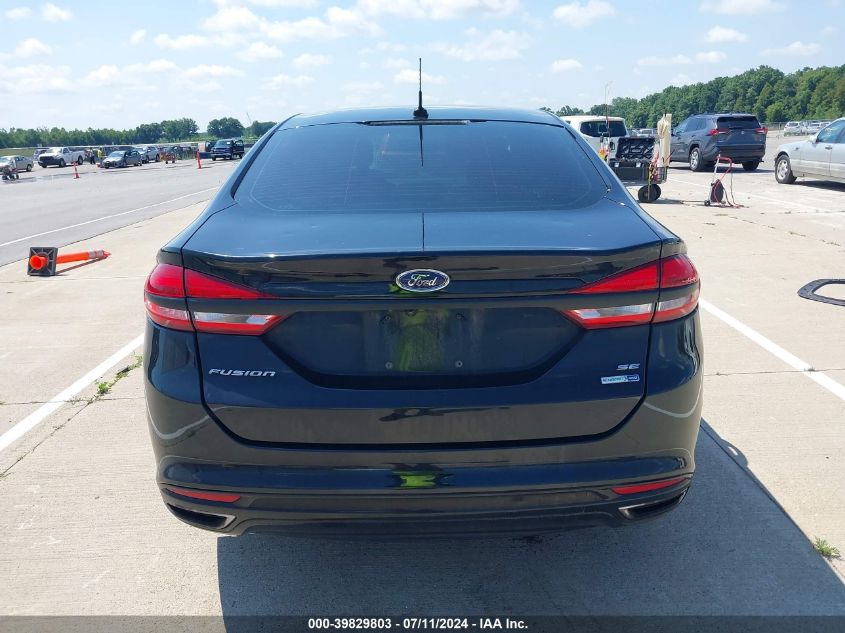 2017 Ford Fusion Se VIN: 3FA6P0T95HR251582 Lot: 39829803