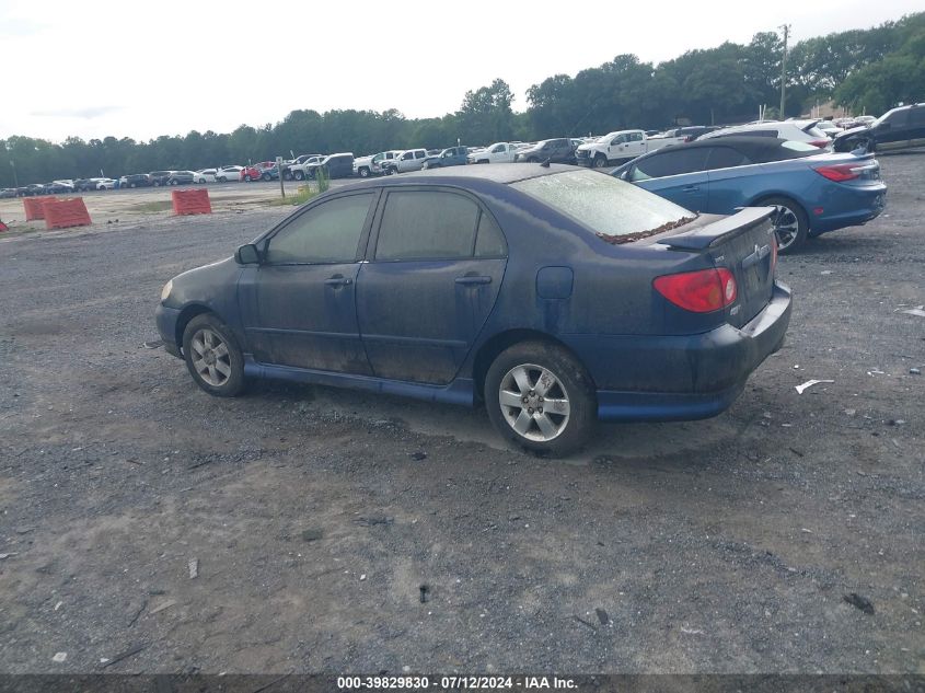 2003 Toyota Corolla S VIN: 2T1BR32E03C123798 Lot: 39829830