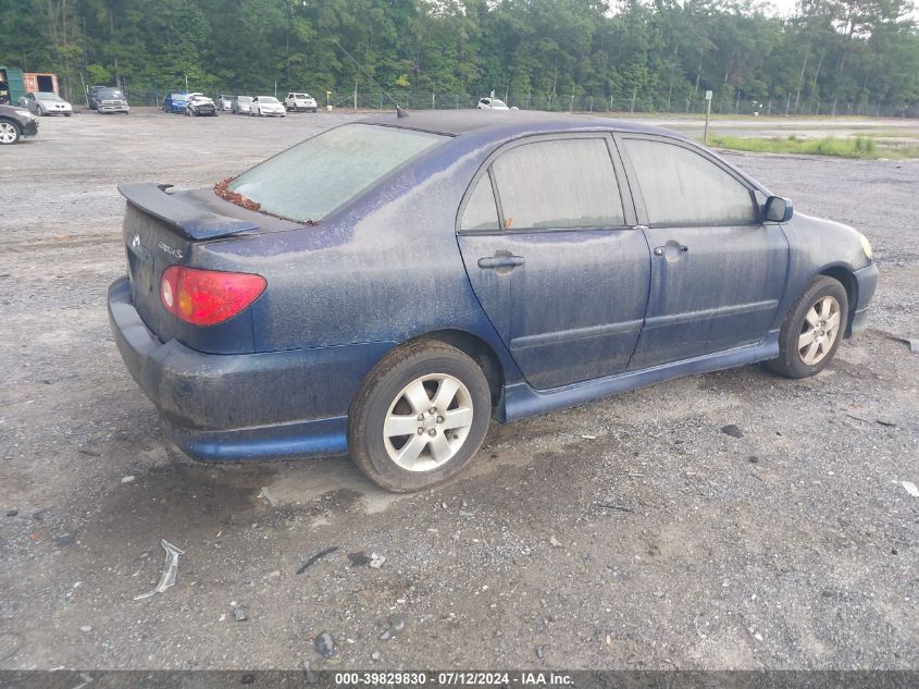 2003 Toyota Corolla S VIN: 2T1BR32E03C123798 Lot: 39829830