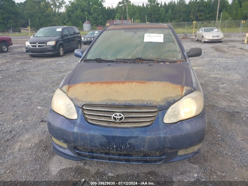 2003 Toyota Corolla S VIN: 2T1BR32E03C123798 Lot: 39829830