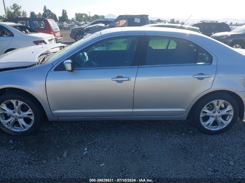 2012 Ford Fusion Se VIN: 3FAHP0HA9CR398198 Lot: 39829831