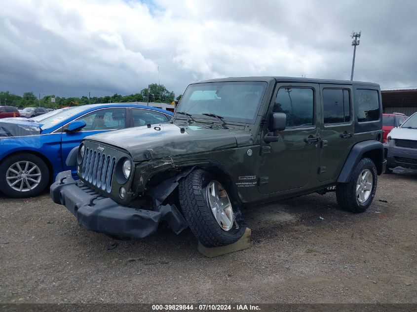 2015 Jeep Wrangler Unlimited Sport VIN: 1C4BJWDG1FL629340 Lot: 39829844