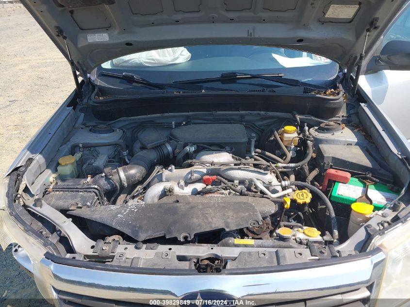 2010 Subaru Forester 2.5X VIN: JF2SH6BC0AH805111 Lot: 39829849