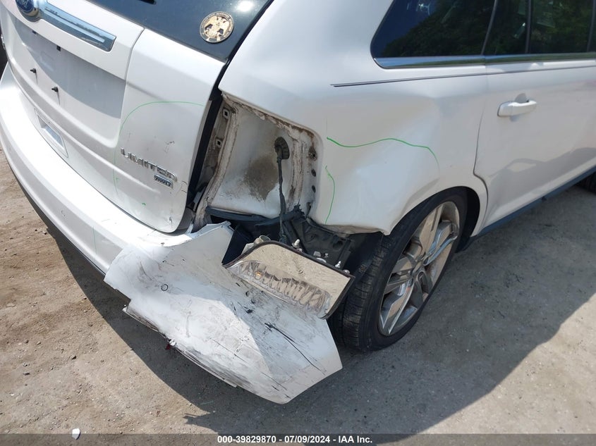 2013 Ford Edge Limited VIN: 2FMDK4KCXDBA73256 Lot: 39829870